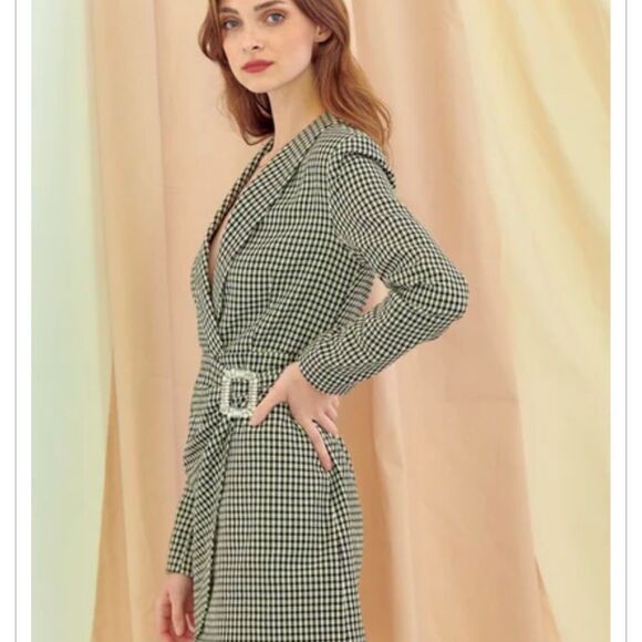 NWOT Petal & Pup Houndstooth blazer-G2 - Picture 2 of 9